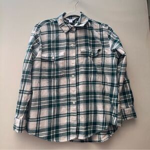 Old Navy The Boyfriend Shirt - Plaid Top